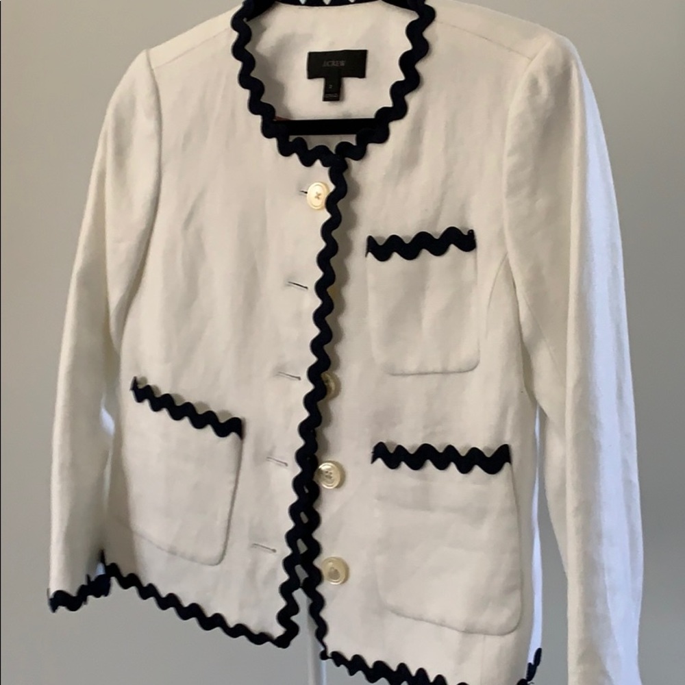 J crew linen jacket